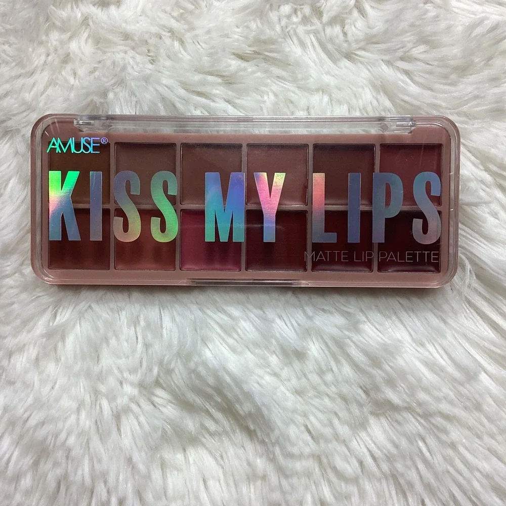 Amuse Kiss My Lips Matte Lip Palette 12 Shades Nudes Berries LIP  New Sealed